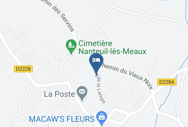 Seine Et Marne - Chambres A Nanteuil Maps