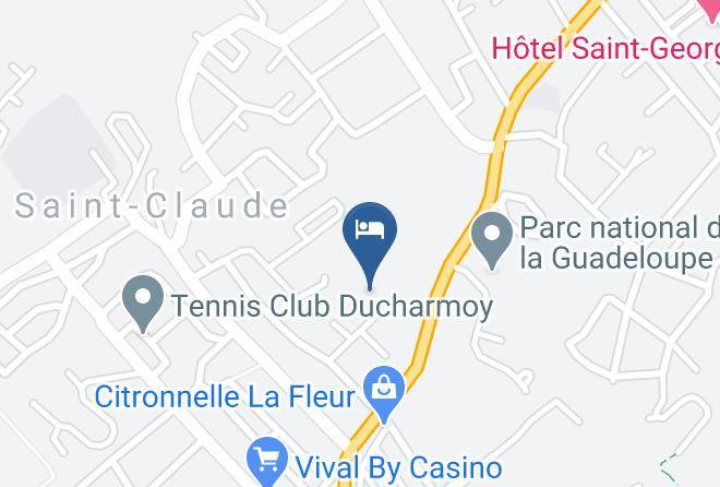 Saint Claude - Chambres Bougainvilliers Vue Mer Maps