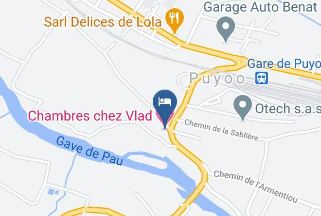 Pyrenees Atlantiques - Chambres Chez Vlad Maps