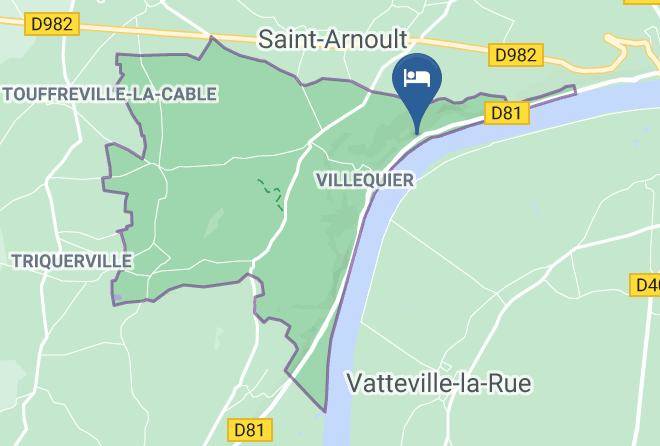Seine Maritime - Chambres D' Hote La Maison Blanche Villequier Maps