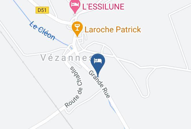 Yonne - Chambres D'hote Les Pierries Maps