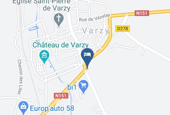 Nievre - Chambres D'hote Varzy Dominique Housson Maps