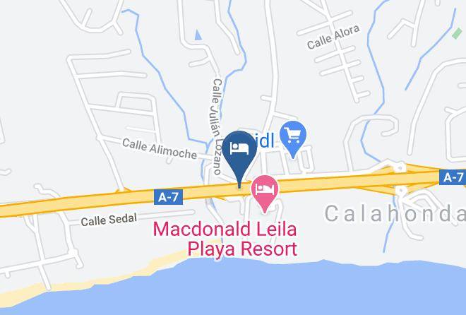 Malaga - Chambres D'hotes A Calahonda Maps