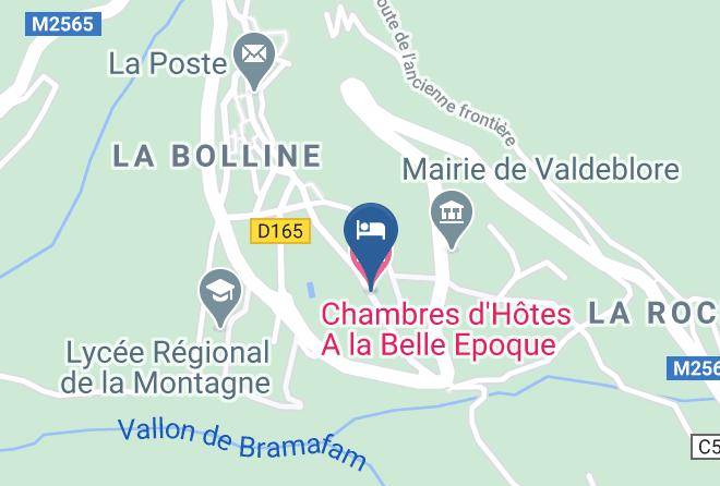 Maritime Alps - Chambres D'hotes A La Belle Epoque Maps