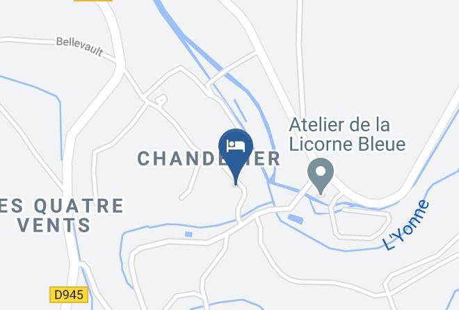 Nievre - Chambres D'hotes A La Chandelle Maps