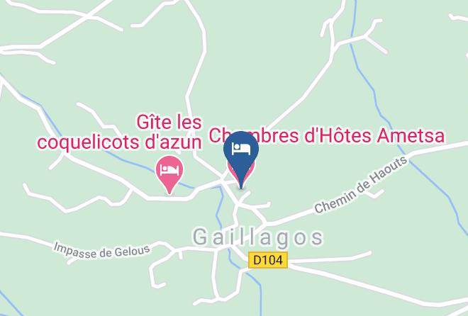 Hautes Pyrenees - Chambres D'hotes Ametsa Maps