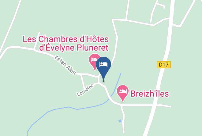 Morbihan - Chambres D'hotes Ar Gwenniled Maps