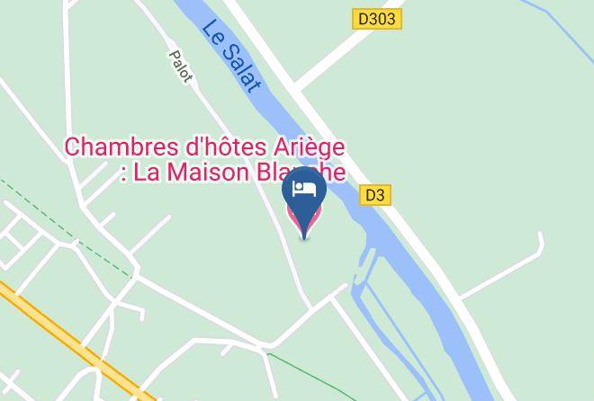 Ariege - Chambres D'hotes Ariege La Maison Blanche Maps