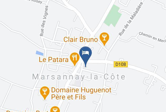 Cote D Or - Chambres D'hotes Au Bourg Maps