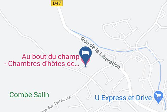 Territoire De Belfort - Au Bout Du Champ Chambres D'hotes De Caractere Maps