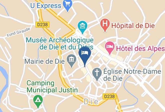 Drome - Chambres D'hotes Au Centre De Die Maps