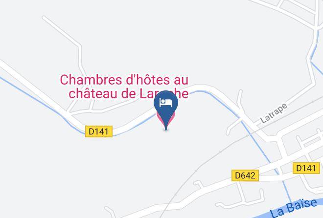 Lot Et Garonne - Chambres D'hotes Au Chateau De Laroche Maps