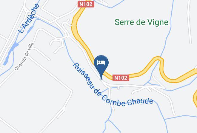 Ardeche - Chambres D'hotes Au Domaine De La Combe Chaude Maps