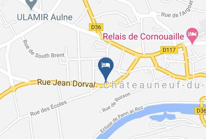 Finistere - Chambres D'hotes Au Fil De L'aulne Maps