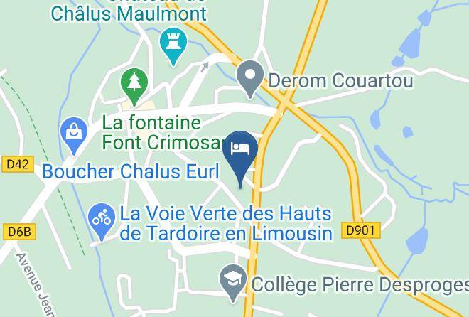 Haute Vienne - Chambres D'hotes Au Fil Du Temps Maps