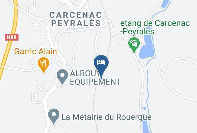 Aveyron - Chambres D'hotes Au Mas D'hurtes Maps