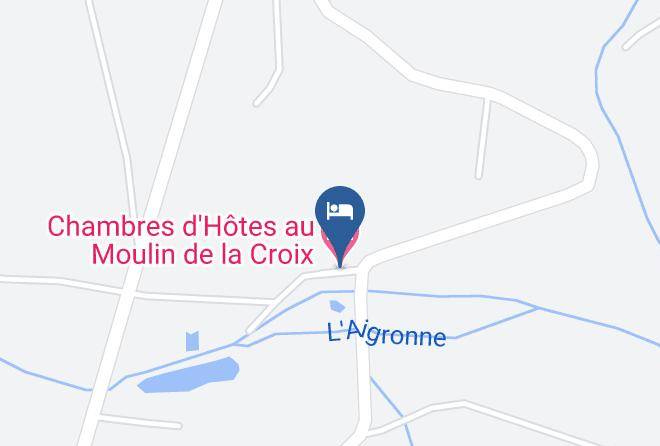 Indre Et Loire - Chambres D'hotes Au Moulin De La Croix Maps
