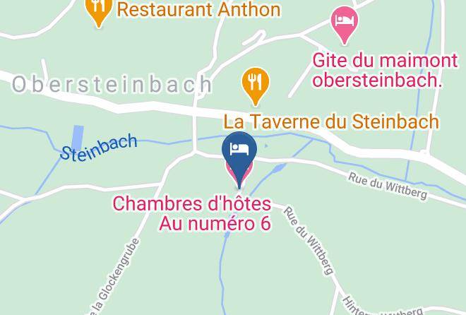 Bas Rhin - Chambres D'hotes Au Numero 6 Maps