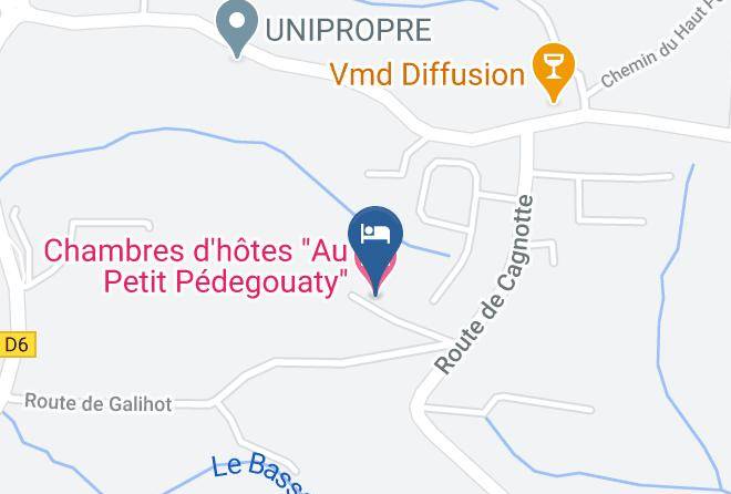 Landes - Chambres D'hotes Au Petit Pedegouaty Maps
