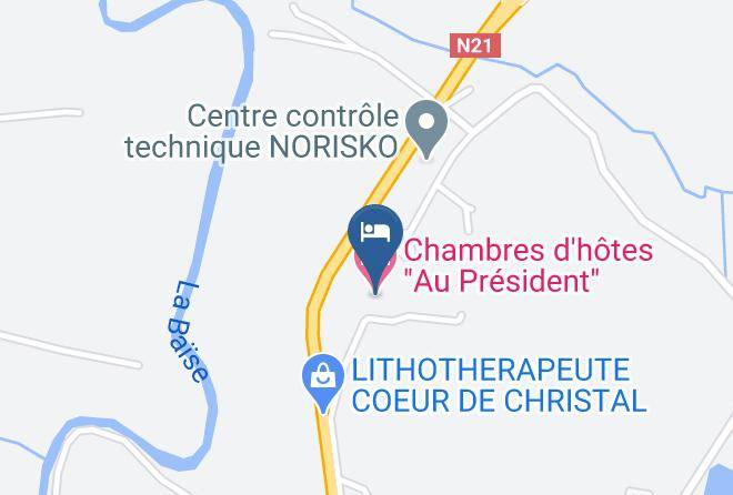 Gers - Chambres D'hotes Au President Maps