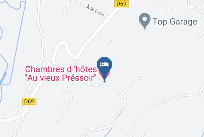 Ain - Chambres D 'hotes Au Vieux Pressoir Maps