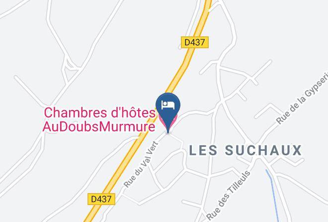 Doubs - Chambres D'hotes Audoubsmurmure Maps