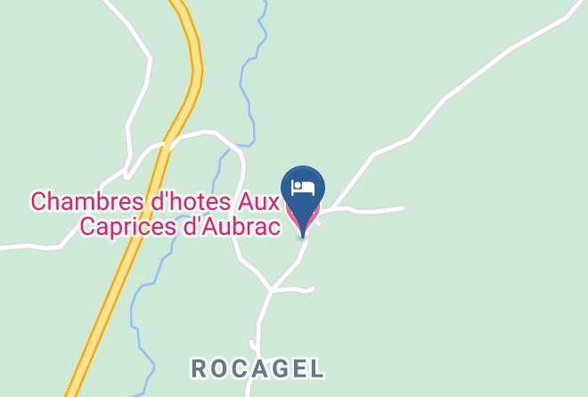 Aveyron - Chambres D'hotes Aux Caprices D'aubrac Maps
