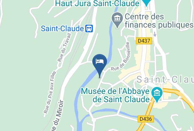 Jura - Chambres D'hotes Aux Carmes Maps
