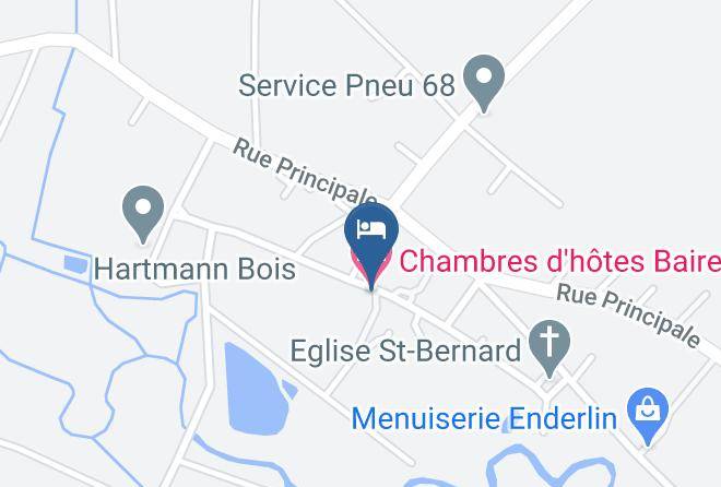 Haut Rhin - Chambres D'hotes Bairet Maps