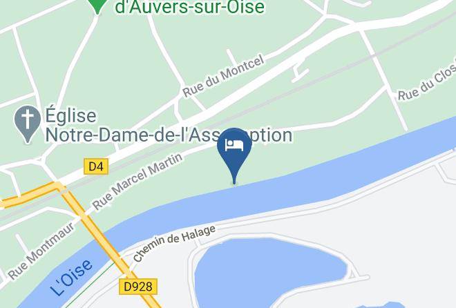 Val D Oise - Chambres D'hotes Bateau Daphne's Maps