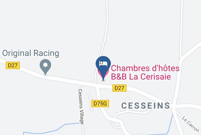 Ain - Chambres D'hotes B&b La Cerisaie Maps