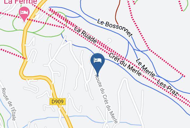 Haute Savoie - Chambres D'hotes B&b La Trace La Clusaz Maps