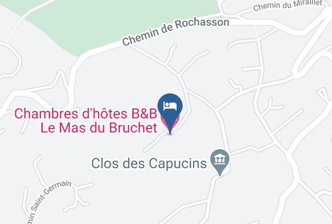 Chambres D'hotes B&b Le Mas Du Bruchet Map