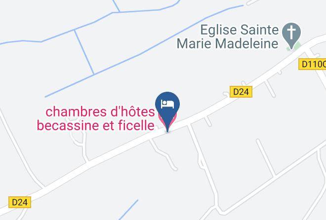 Cote D Or - Chambres D'hotes Becassine Et Ficelle Maps