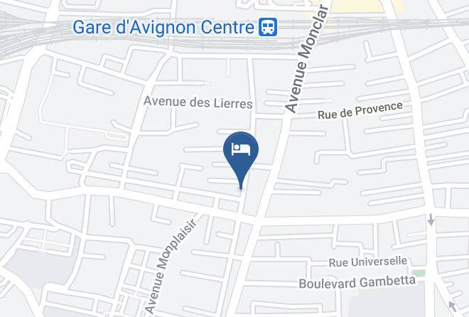 Vaucluse - Chambres D'hotes Bed And Breakfast La Violette Avignon Maps