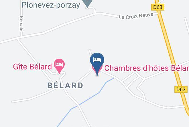 Finistere - Chambres D'hotes Belard Maps