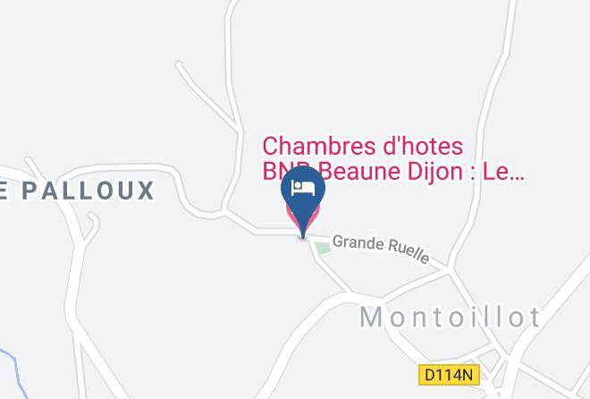 Cote D Or - Chambres D'hotes Bnb Beaune Dijon Le Clos De Fougeres Maps