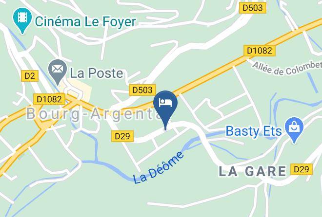 Loire - Chambres D Hotes Bourg Argental Le Petit Jardin Maps