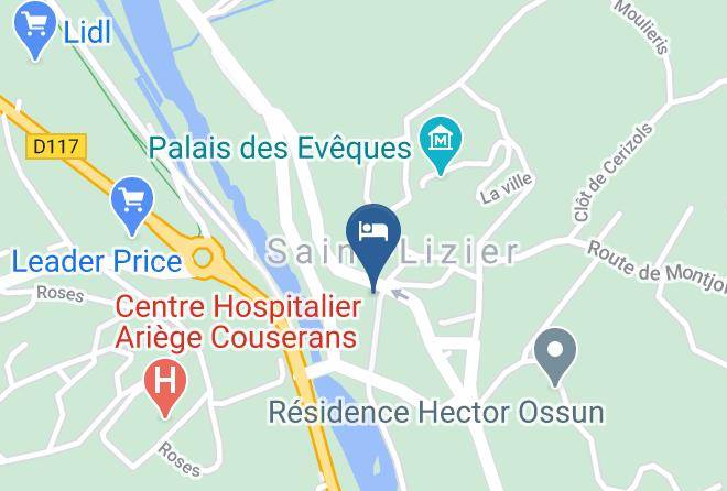 Ariege - Chambres D'hotes Caussado Saint Lizier Maps