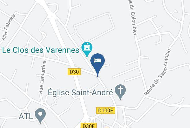 Rhone - Chambres D'hotes Chantoiseau Maps