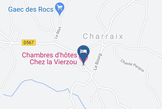 Haute Loire - Chambres D'hotes Chez La Vierzou Maps