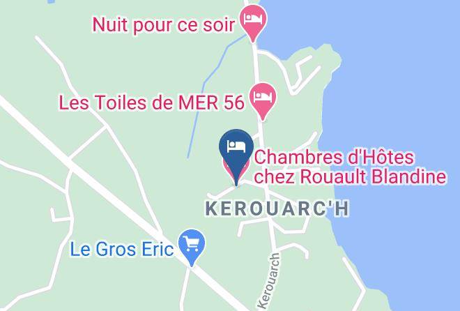 Morbihan - Chambres D'hotes Chez Rouault Blandine Maps