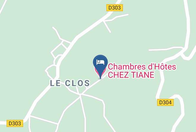 Puy De Dome - Chambres D'hotes Chez Tiane Maps