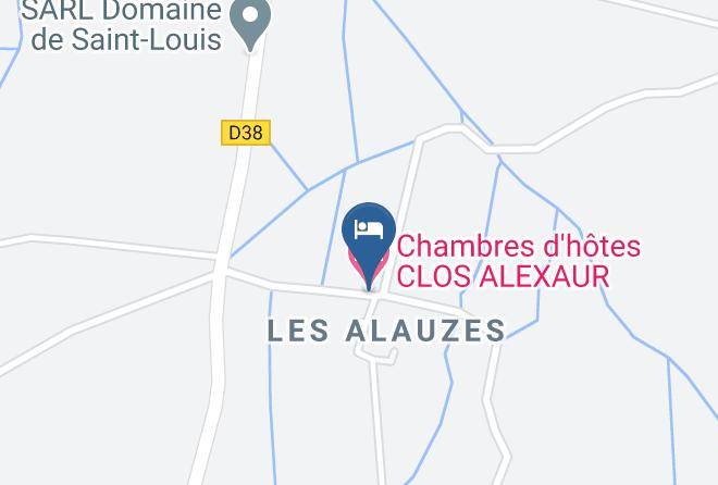 Aude - Chambres D'hotes Clos Alexaur Maps