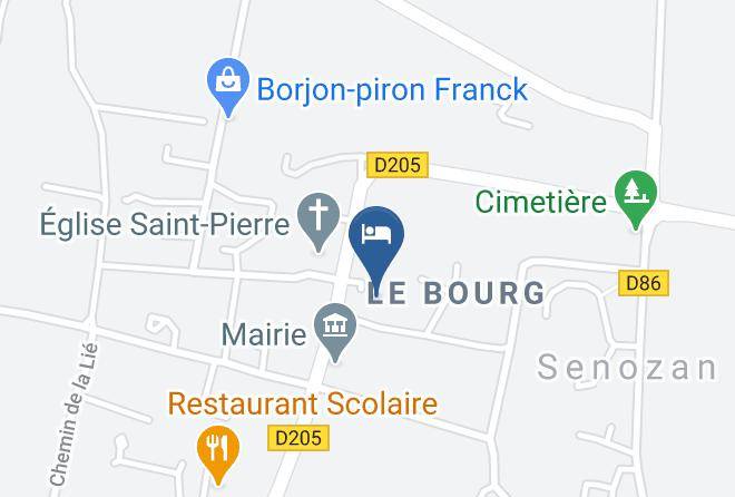 Saone Et Loire - Chambres D'hotes Clos De L'eglise Maps