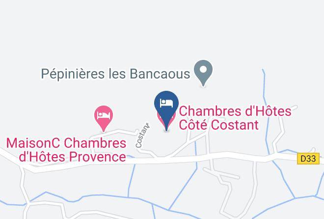 Var - Chambres D'hotes Cote Costant Maps
