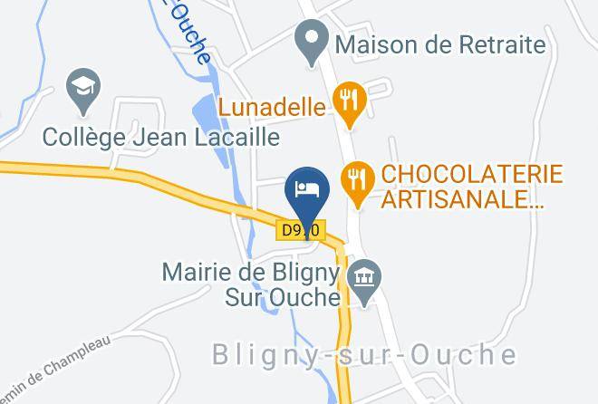 Cote D Or - Chambres D'hotes Cote D'or L' Escarboucle Maps