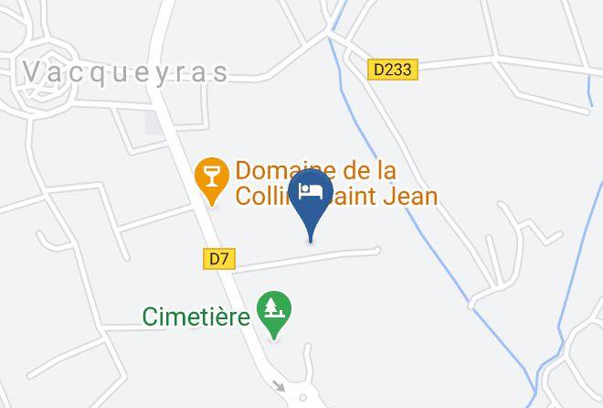 Vaucluse - Chambres D'hotes Cote Dentelles Maps