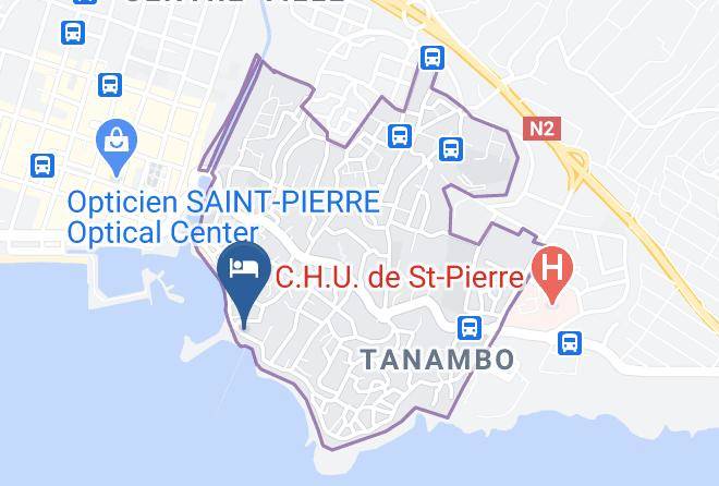 Saint Pierre - Chambres D'hotes Cote Lagon Maps