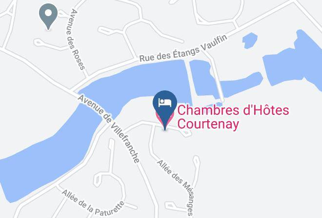 Loiret - Chambres D'hotes Courtenay Maps